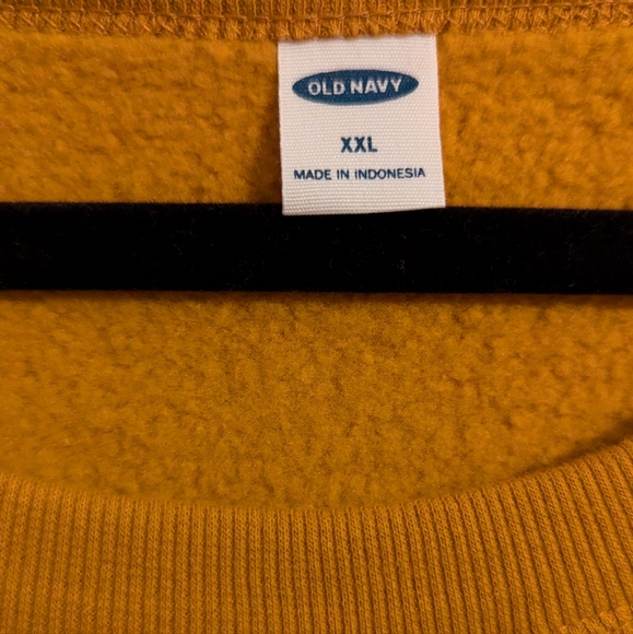BNWT Yellow/Gold Sweatshirt size XXL - Picture 2 of 5